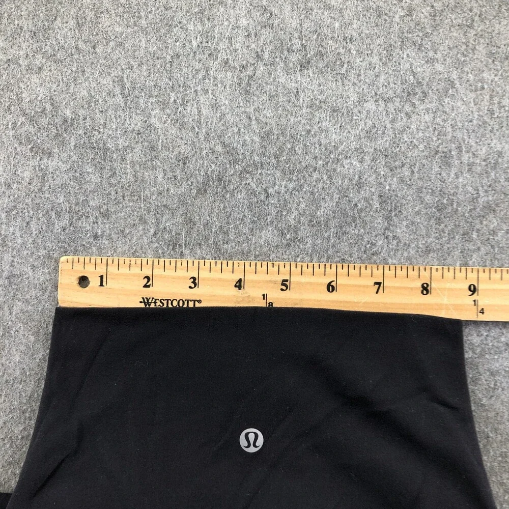 Lululemon Leggings Womens 0 Black High Rise Capri Cropped Yoga Gym Athletic - Picture 7 of 9